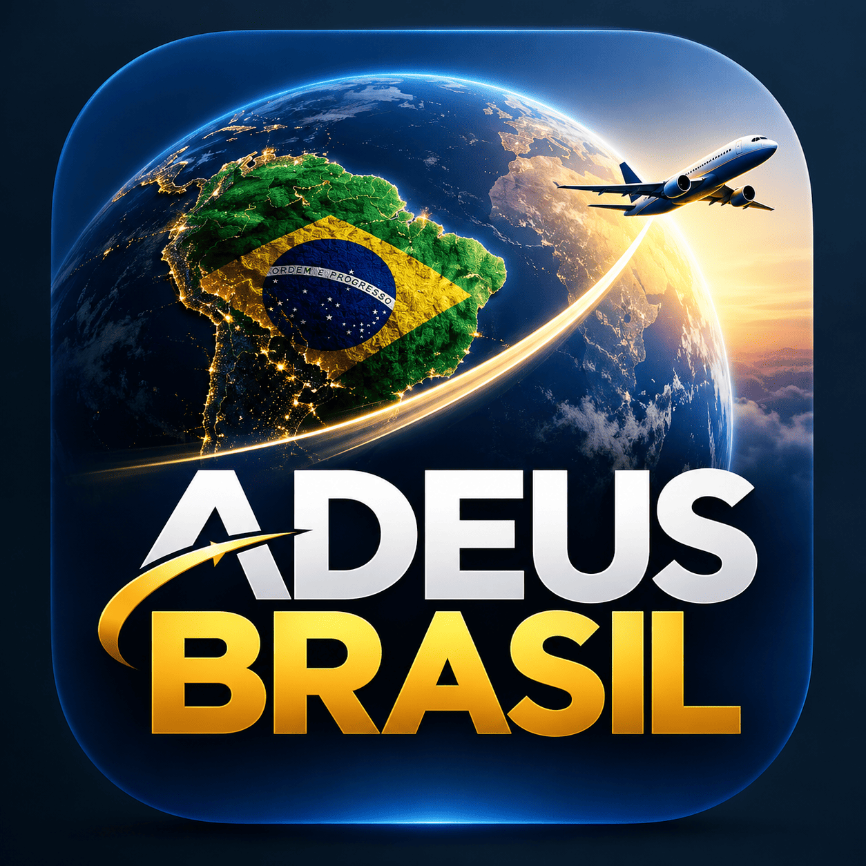 Logomarca Adeus Brasil